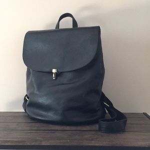 Black backpack bag